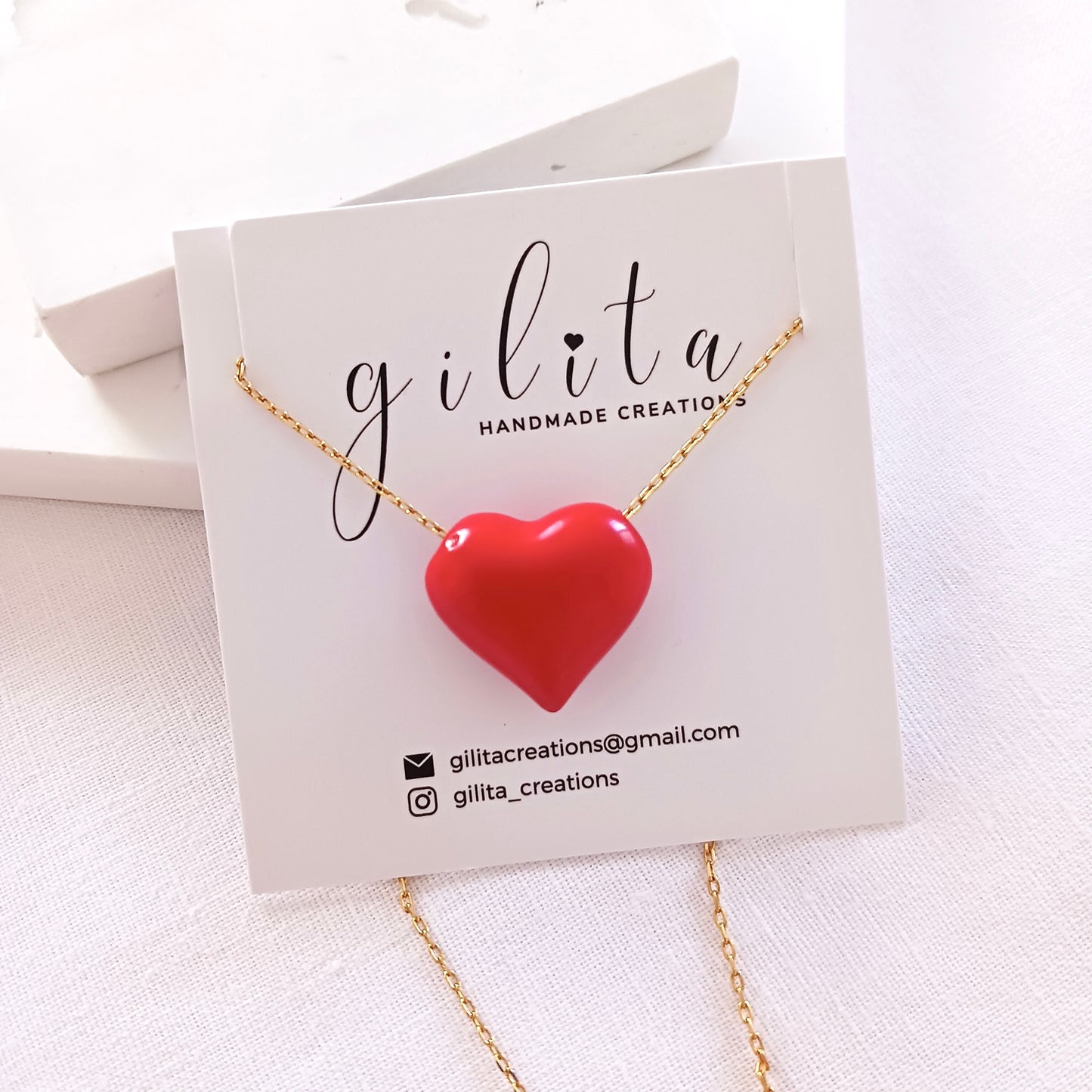 Love heart κολιέ