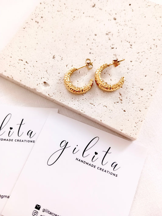 Ατσάλινα σφυρήλατα σκουλαρίκια