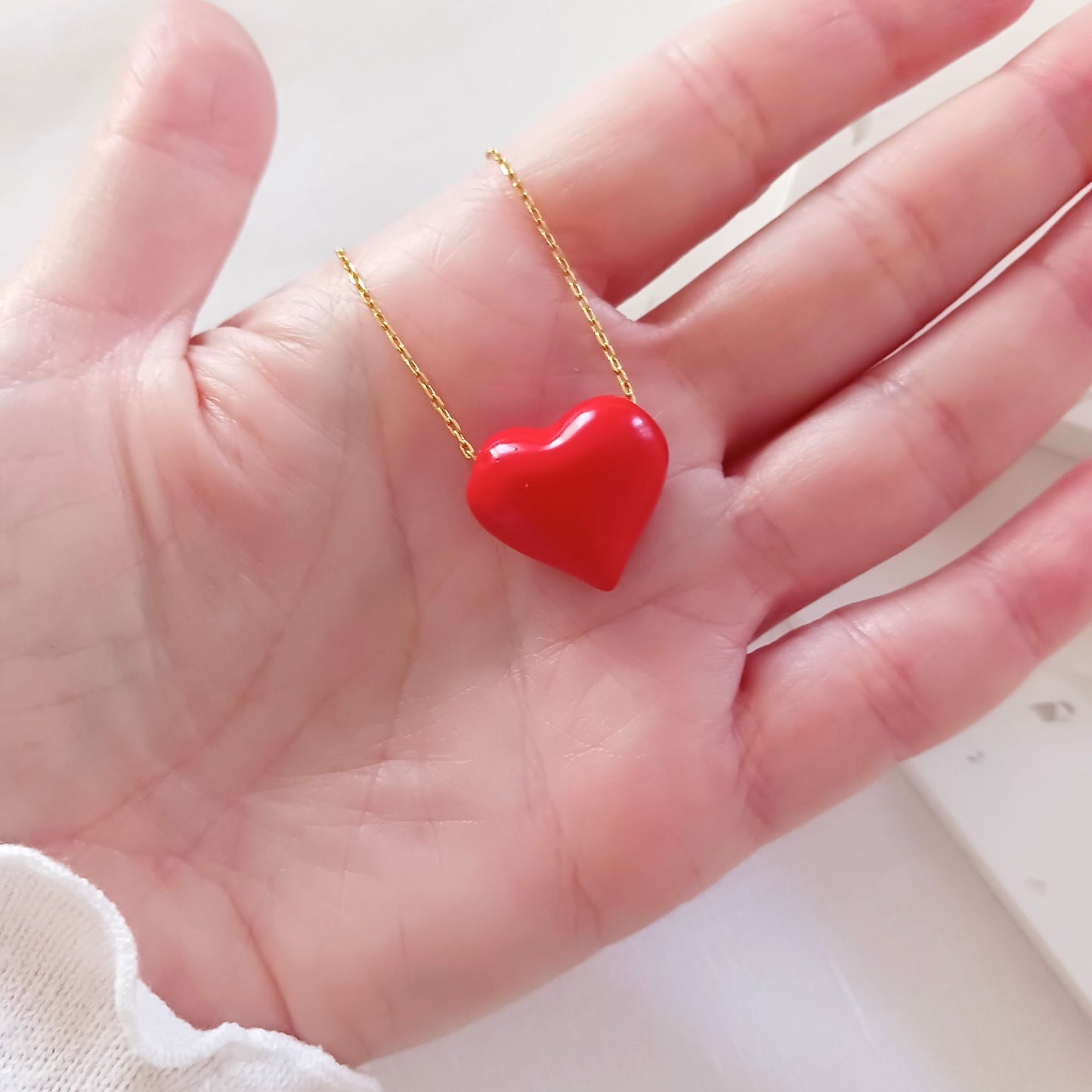 Love heart κολιέ