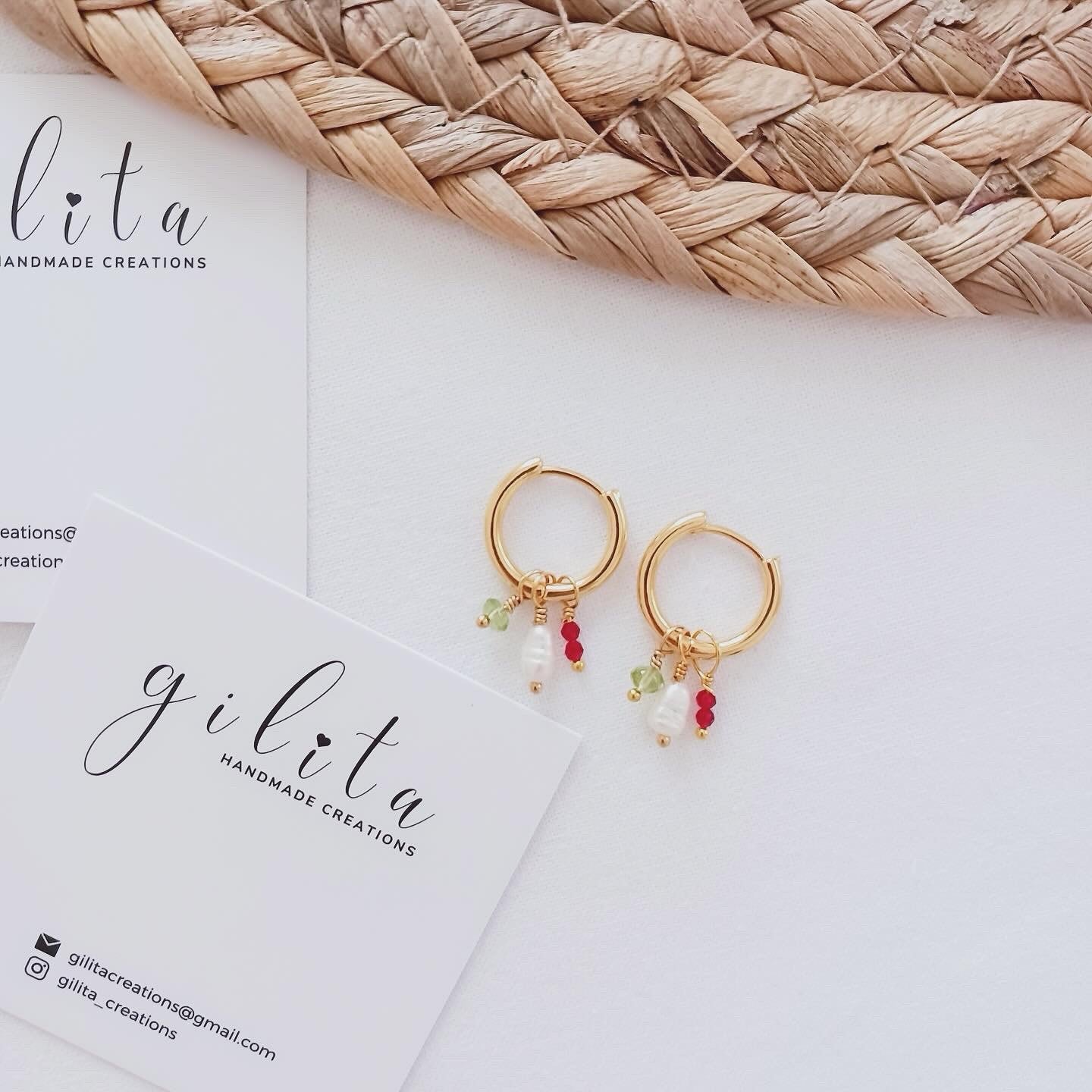 Κρίκοι με ημιπολύτιμους λίθους