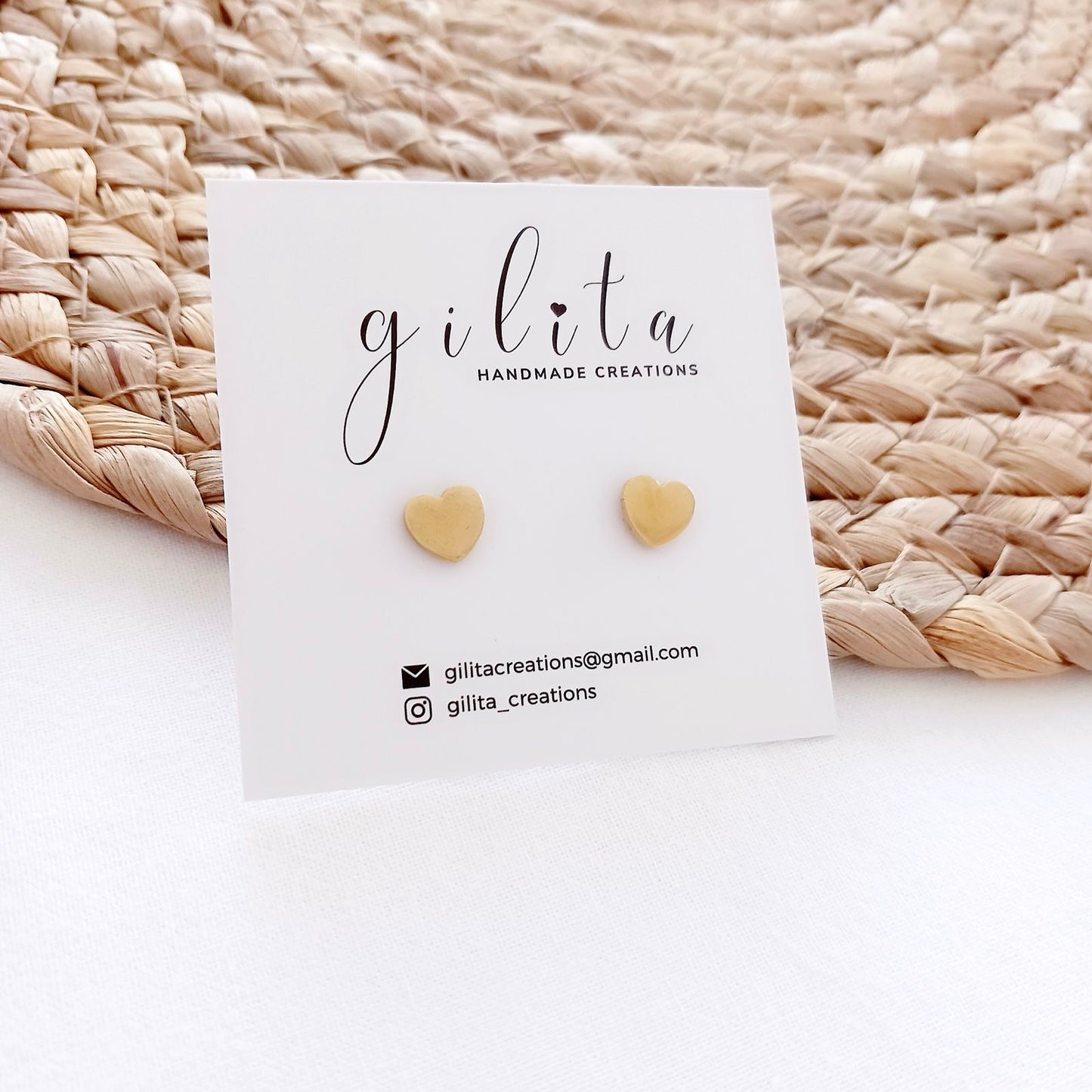 Ατσάλινα σκουλαρίκια καρδριά